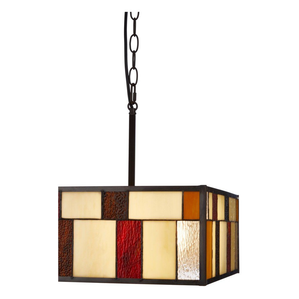 Metalowa lampa wisząca ze szklanym kloszem Waldorf – Premier Housewares (zdjęcie 8)