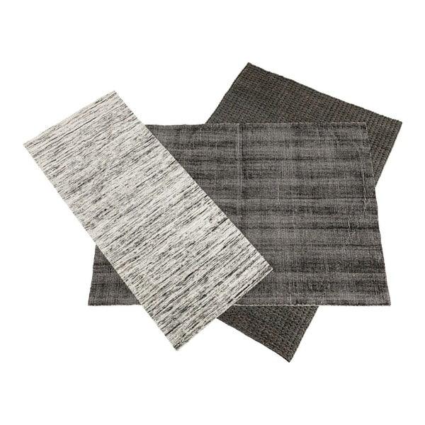 Czarno-biały dywan Kare Design Collage, 365x315 cm