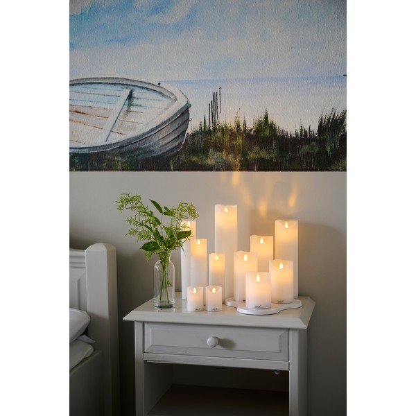 Świeczki LED zestaw 3 szt. (wysokość 15 cm) Sara – Sirius-image-2