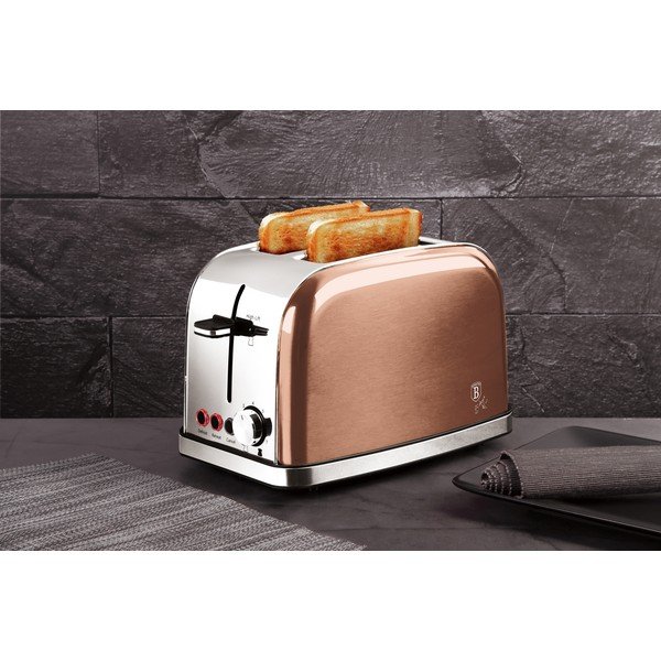 Beżowy toster Rosegold Metallic Line – BerlingerHaus-image-2
