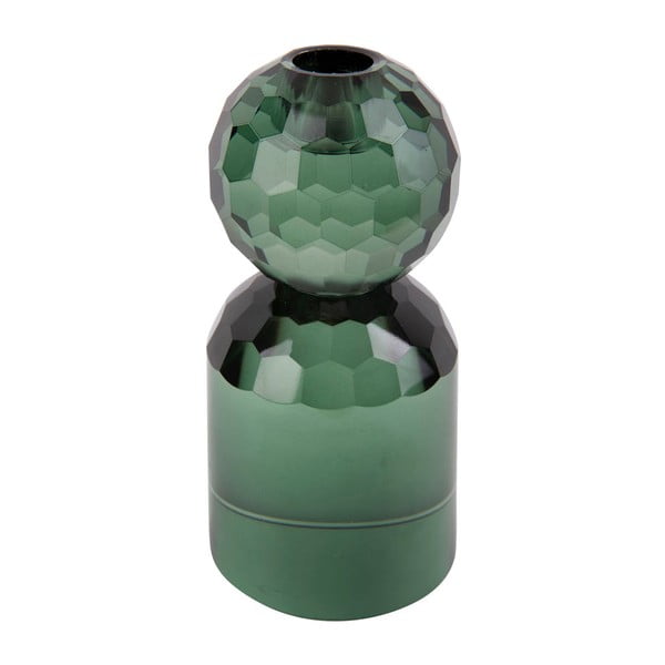 Zielony szklany świecznik Crystal Art – PT LIVING-image-2