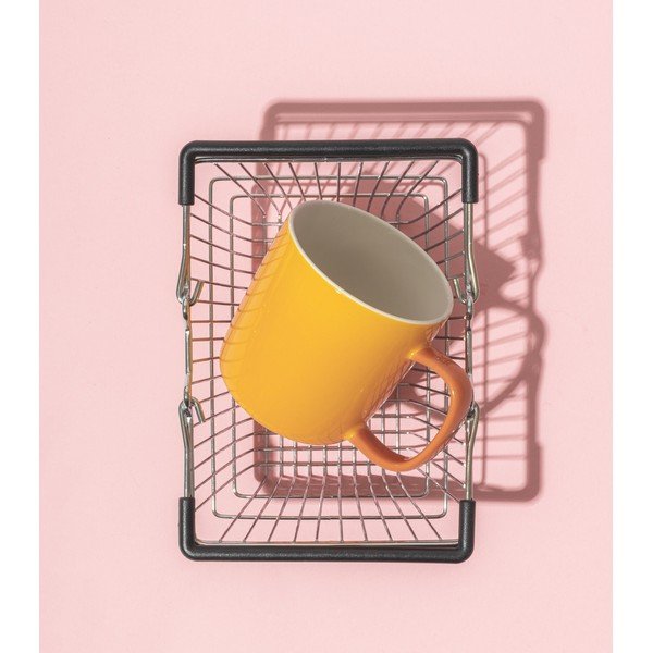 Pomarańczowy kubek new bone china 370 ml Mae – ONA-image-1