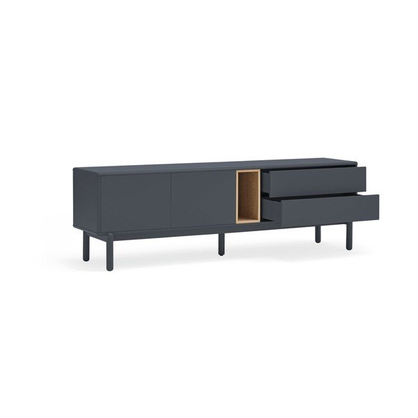 Ciemnoszara szafka pod TV 180x56 cm Corvo – Teulat-image-4