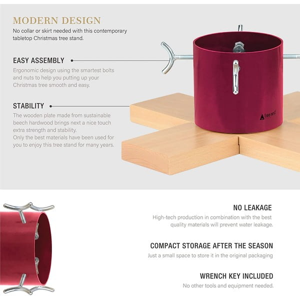 Stojak na choinkę w kolorze srebra Tree Nest Hip-image-3