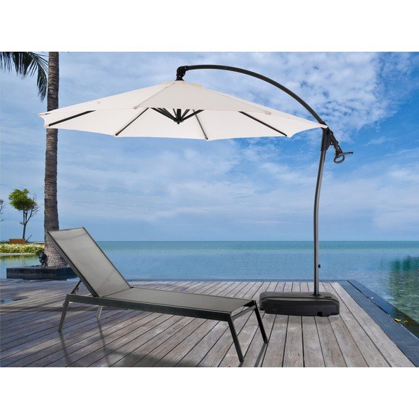 Biały parasol ogrodowy ø 300 cm Sirolo – Tomasucci-image-1