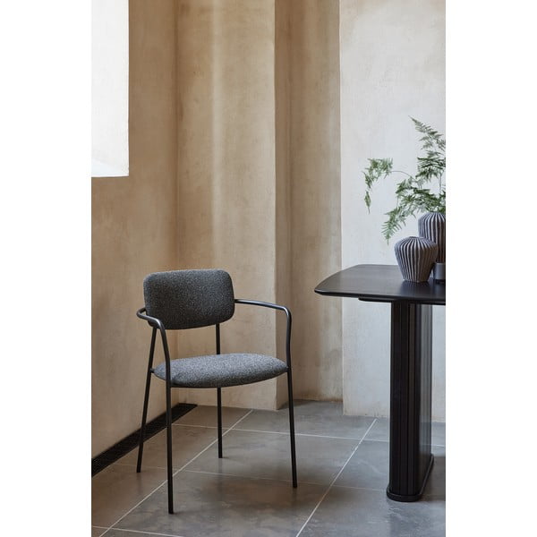 Ciemnoszare krzesło Zama – Unique Furniture-image-1