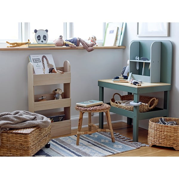 Naturalny dziecięcy regał ścienny z litego drewna paulowni 38x70 cm Moris – Bloomingville Mini-image-1