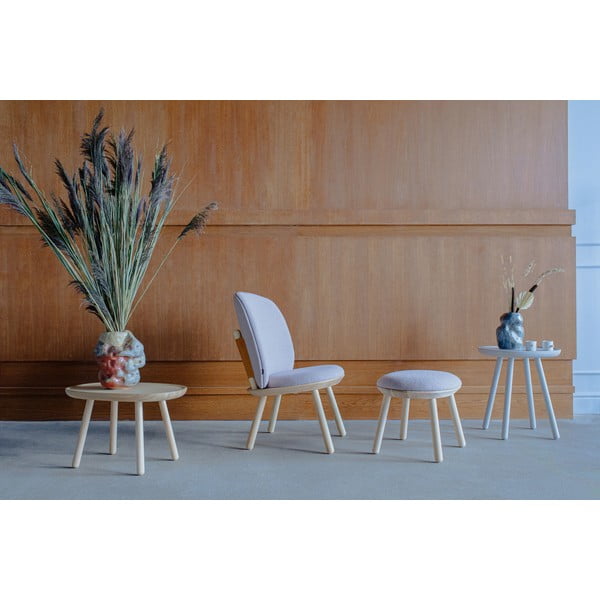 Beżowy wełniany podnóżek EMKO Naïve-image-1