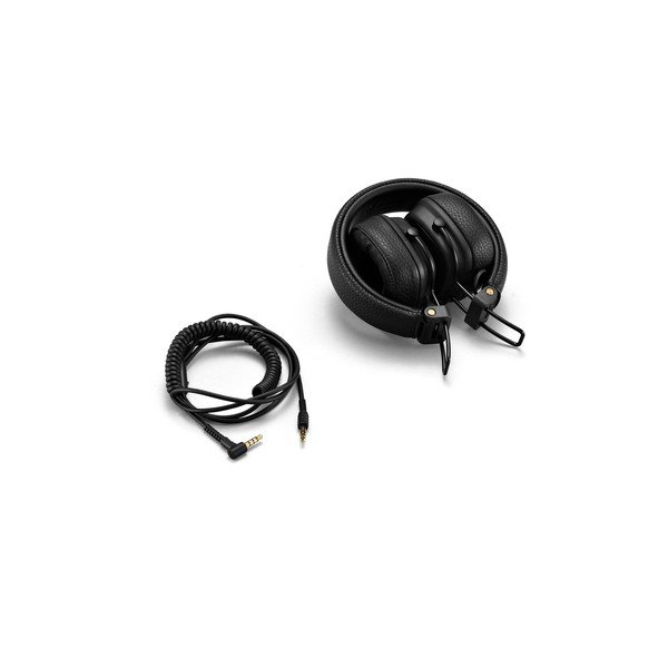 Czarne słuchawki Bluetooth Marshall Major III-image-2