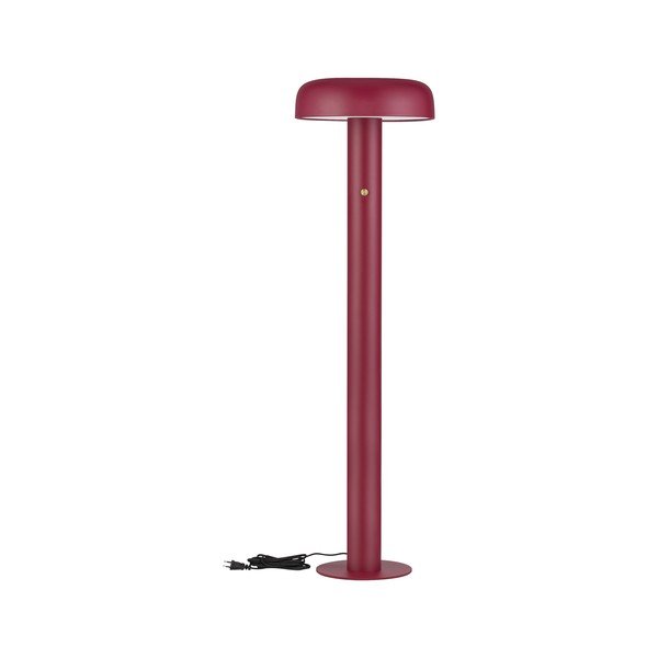 Bordowa metalowa lampa stojąca LED ze ściemniaczem (wysokość 142 cm) Noelia – Nova Luce