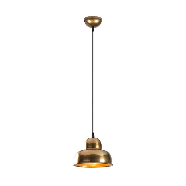 Lampa wisząca w kolorze złota z metalowym kloszem ø 20 cm Berceste – Opviq lights-image-2