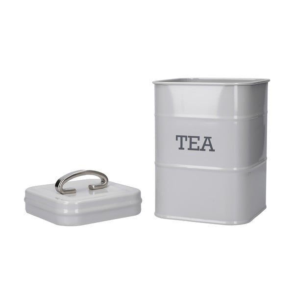 Stalowy pojemnik na herbatę Living Nostalgia – Kitchen Craft-image-3