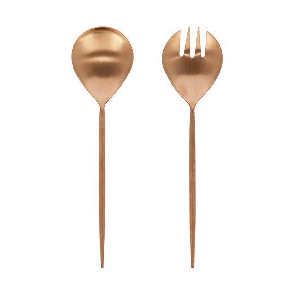 Sztućce do sałatek ze stali nierdzewnej 2 szt. Kelda – Kave Home