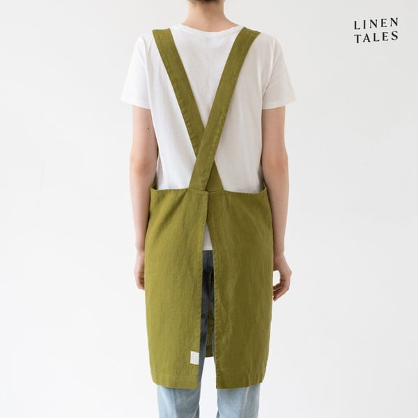 Lniany fartuch Crossback – Linen Tales-image-2