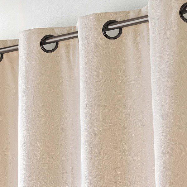 Beżowa aksamitna zasłona 140x260 cm Olympe – douceur d'intérieur-image-3