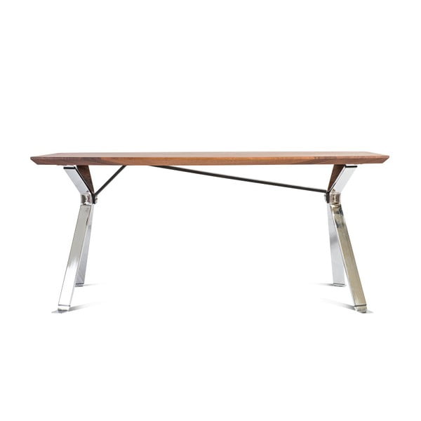 Stół z blatem z drewna orzechowego Charlie Pommier Serious, 200x100 cm