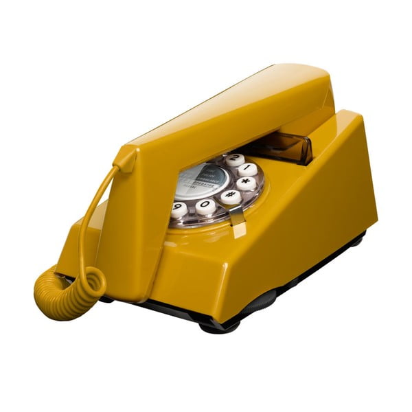 Telefon stacjonarny w stylu retro Trim Old Gold