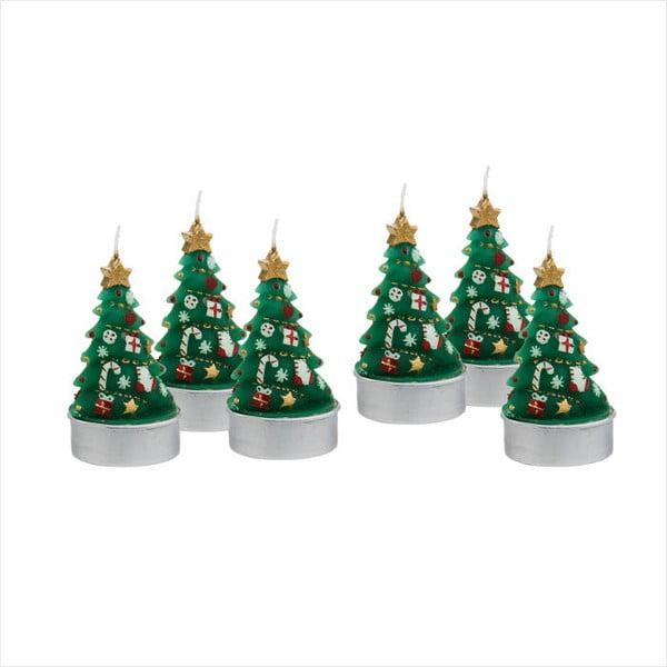 Zestaw 6 podgrzewaczy Butlers Christmas Tree