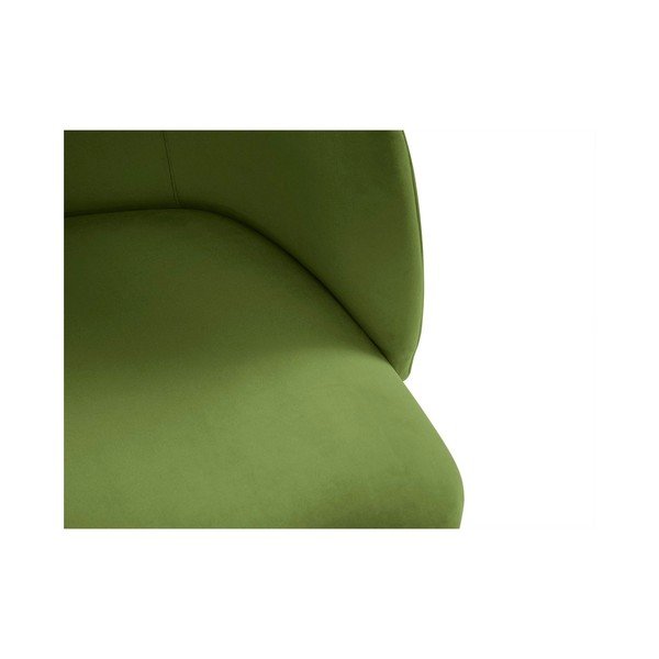 Zielone krzesło z aksamitnym obiciem Windsor & Co Sofas Aurora-image-4