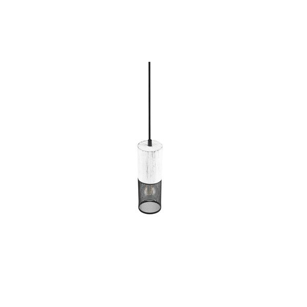 Czarno-biała lampa wisząca ø 10 cm Tosh – Trio-image-3