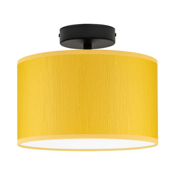 Żółta lampa sufitowa Bulb Attack Doce, ⌀ 25 cm