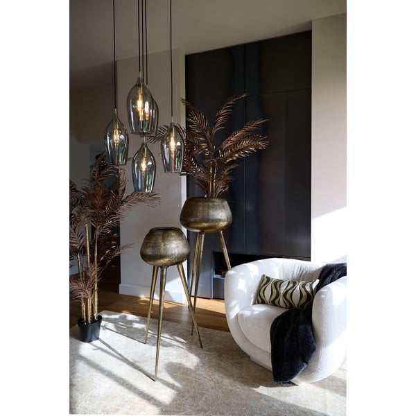 Metalowy kwietnik ø 44 cm (wysokość 124 cm) Marielle – Light & Living-image-1