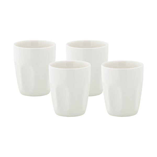 Białe porcelanowe kubki zestaw 4 szt. 200 ml Basic – Maxwell & Williams