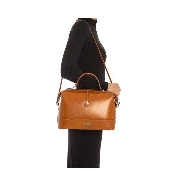 Torebka skórzana Anna Luchini 355L Cognac-image-4