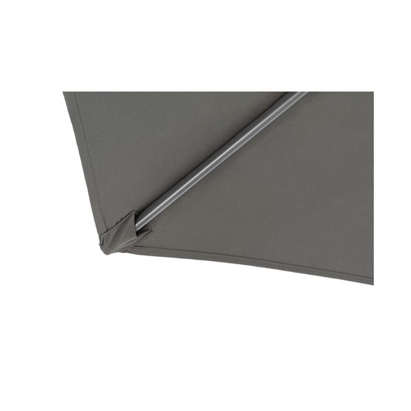 Czarny parasol ogrodowy ø 300 cm Roja – Rojaplast-image-3