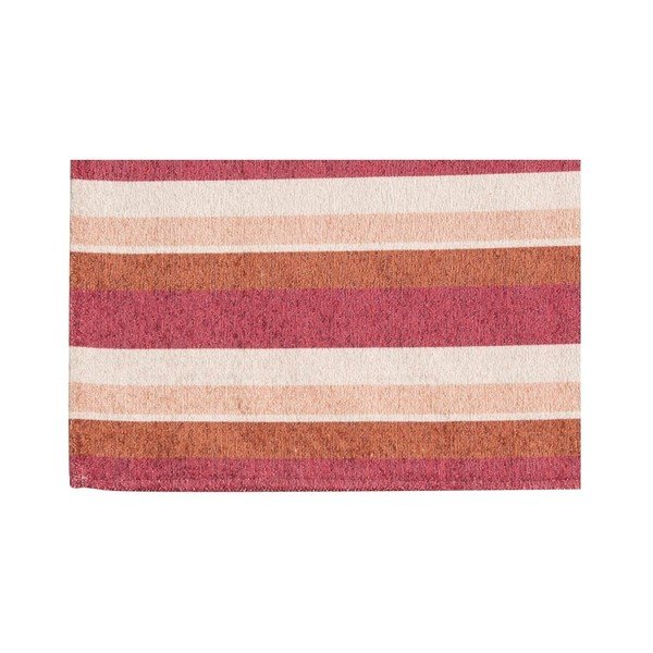 Pomarańczowoczerwony dywan Floorita City Loft Stripes, 80x130 cm-image-1