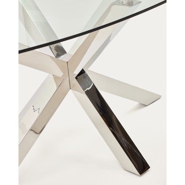 Stół ze szklanym blatem 100x200 cm Argo – Kave Home-image-1