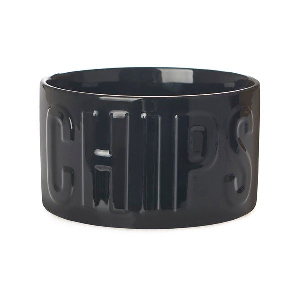 Czarna ceramiczna miska do serwowania 1 l Chips – Balvi