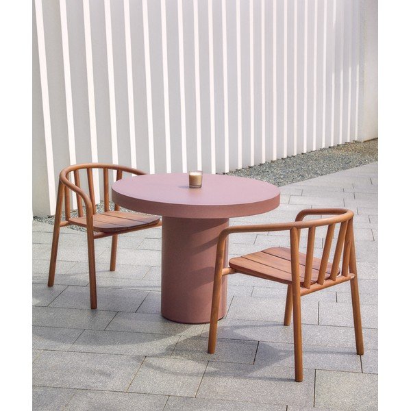 Okrągły stół ogrodowy betonowy ø 90 cm Aiguablava – Kave Home-image-2