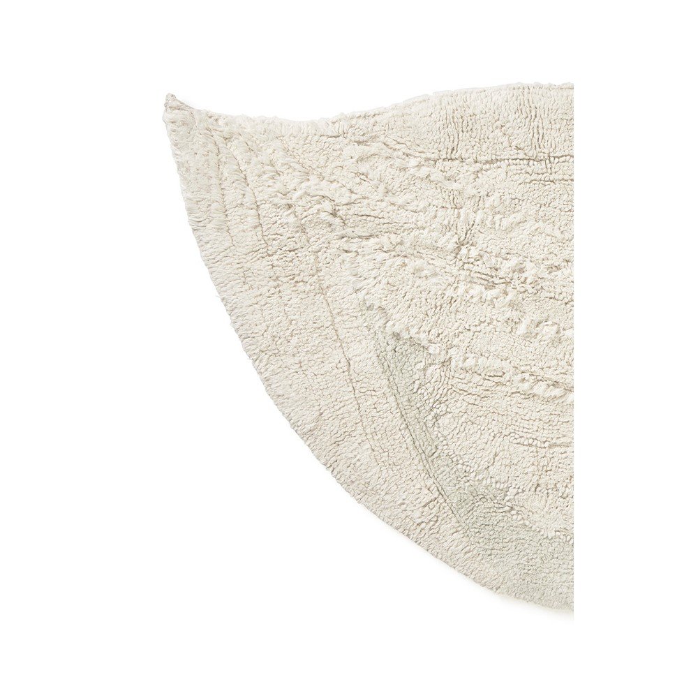 Kremowy bawełniany dywan dziecięcy tkany ręcznie odpowiedni do prania 100x120 cm Swan – Lorena Canals (zdjęcie 7)