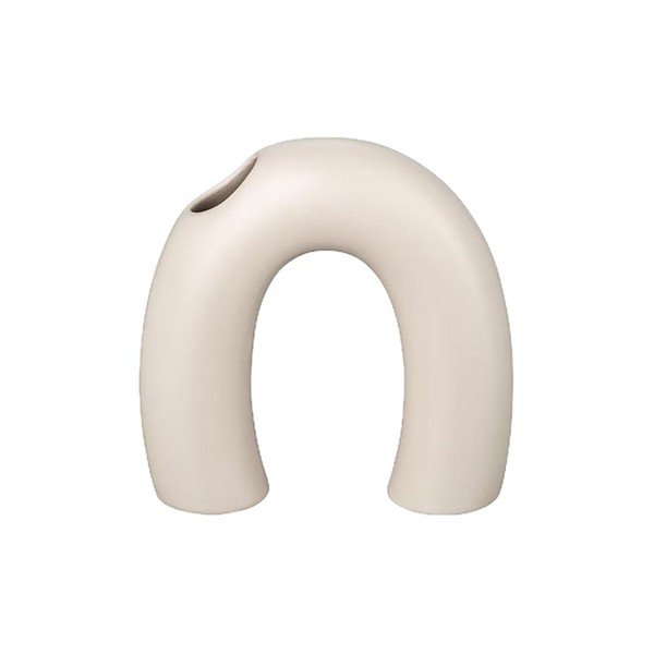 Kremowy ceramiczny wazon (wysokość 12 cm) Kagetsu – Blomus