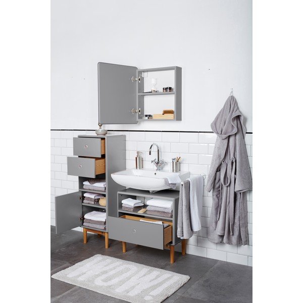 Szara szafka pod umywalkę 66x45 cm Color Bath – Tom Tailor-image-4