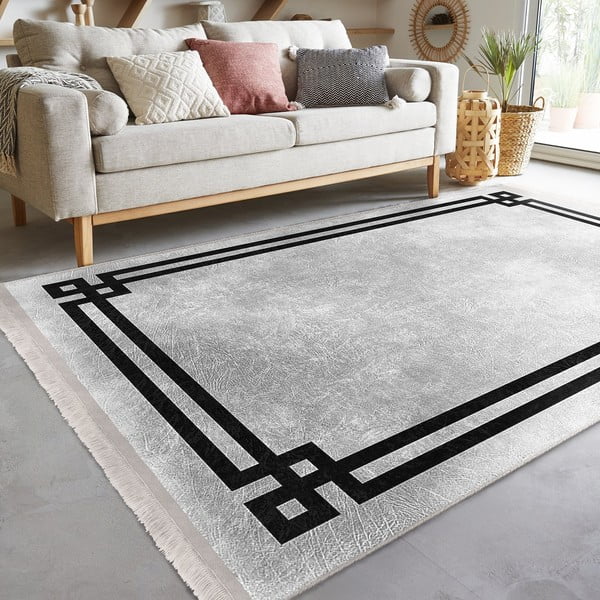 Czarno-szary dywan 160x230 cm – Mila Home-image-4