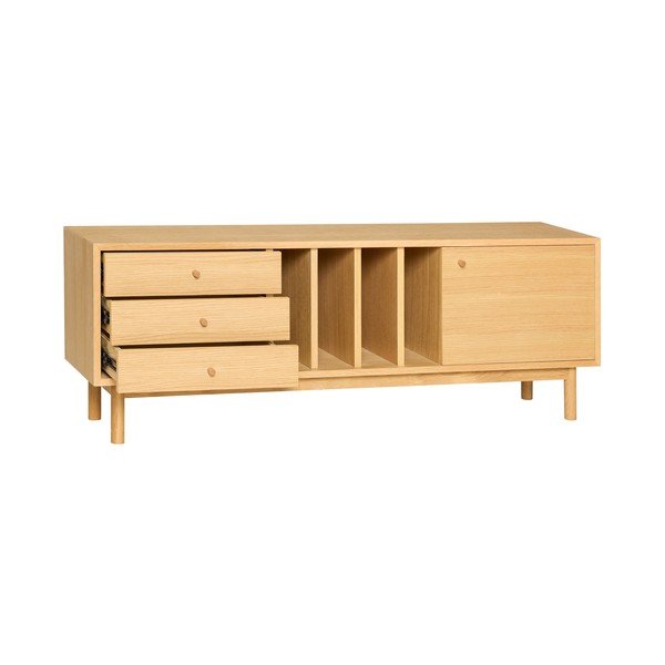 Komoda w dekorze dębu w naturalnym kolorze 140x50x37 cm Nobby – Hübsch-image-4