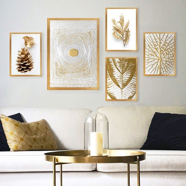 Obrazy zestaw 5 szt. 34x44 cm – Wallity-image-1