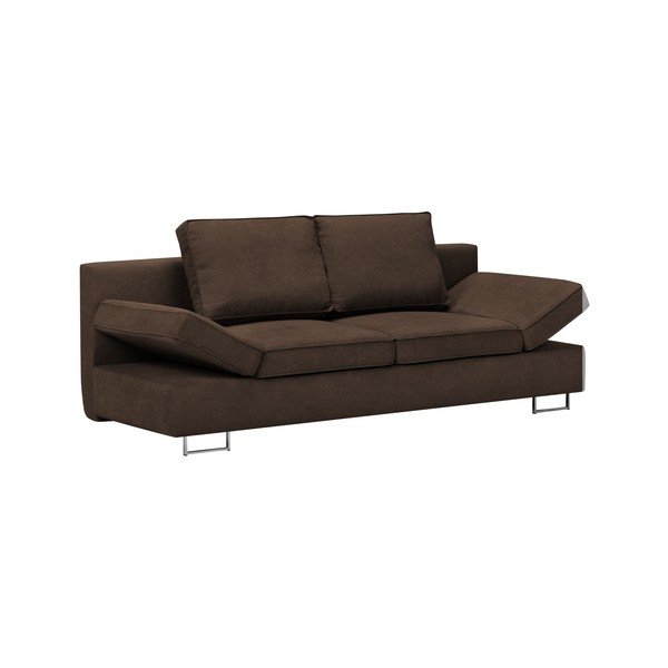 Brązowa 2-osobowa sofa rozkładana Windsor & Co Sofas Iota-image-1