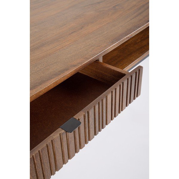 Biurko z blatem z drewna mango 60x120 cm Tadita – Bizzotto-image-2
