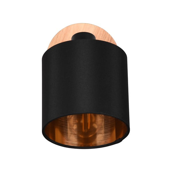 Czarno-naturalna lampa punktowa ø 12 cm Tommy – Reality-image-4