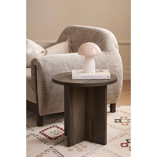 Okrągły stolik z płyty MDF ø 50 cm Poppy – Ellos Home-image-1