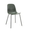 Zielone plastikowe krzesło Whitby – Unique Furniture