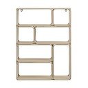 Beżowa wielopoziomowa metalowa półka 48 cm Lanciano – House Nordic