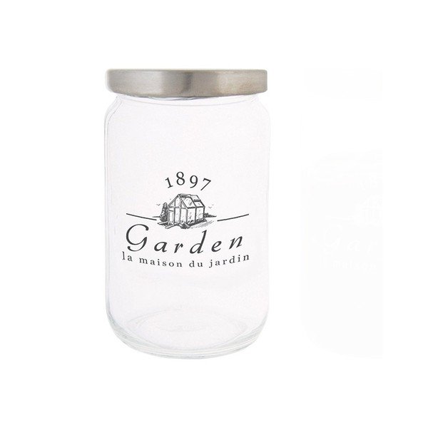 Zestaw 2 szklanych pojemników Esschert Design Garden, 500 ml-image-1