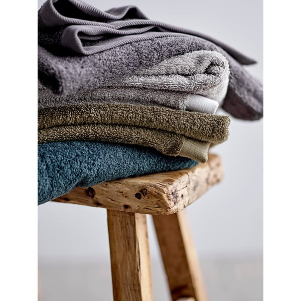 Oliwkowy ręcznik z bawełny frotte Södahl, 100x50 cm-image-2