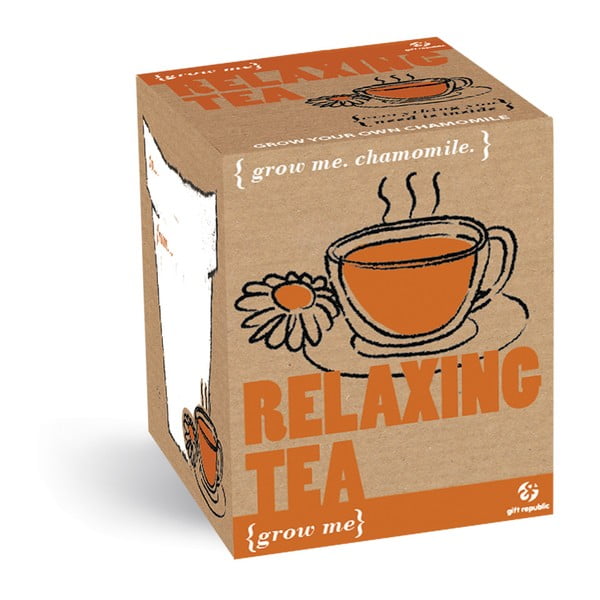 Zestaw do uprawy roślin z ziarnami rumianku Gift Republic Relaxing Tea