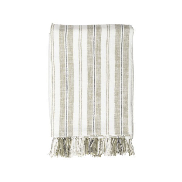 Zielony bawełniany koc 150x200 cm Indira – Tiseco Home Studio