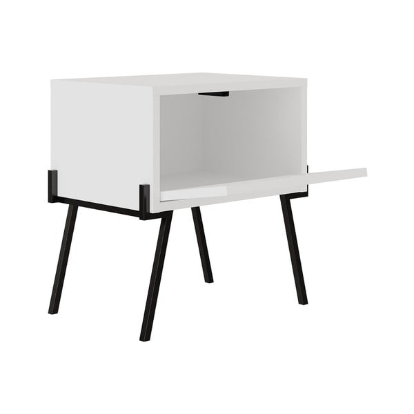 Biała szafka nocna Naive – Kalune Design-image-2